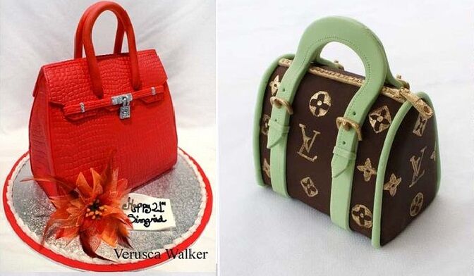 How To Make A Designer Handbag Cake And Fashion House Cupcakes