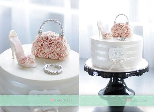 Designer Handbag Cake - Veena Azmanov