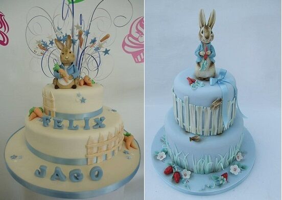 Happy 1st Birthday 💙 A Buttercream version of my Peter Rabbit Cake 🐰  Custom 1 sign @zooproductco | Instagram
