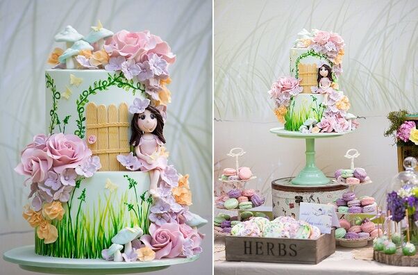 All of the Prettiest Flower Fairy Cakes - Cake Geek Magazine
