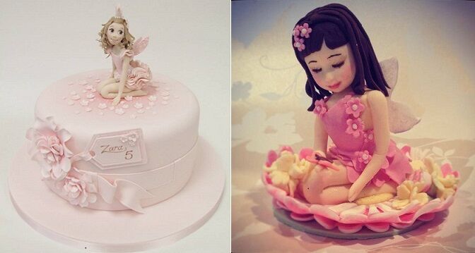 Barbie Fairy Cake - Sweets By Selina | Dallas Custom Cakes | Custom Cookies  | Online Heart Cakes
