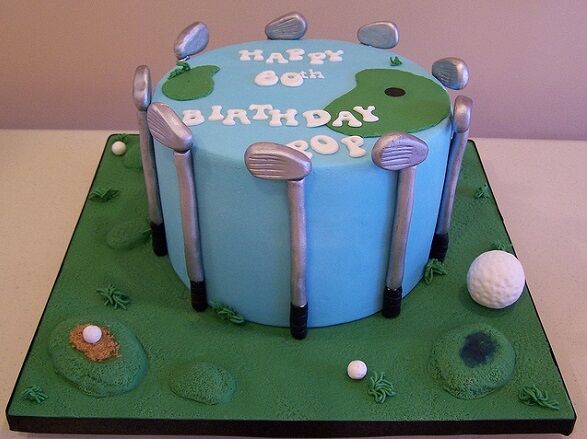 Golf Theme Birthday Cake - The Cake Mixer | The Cake Mixer