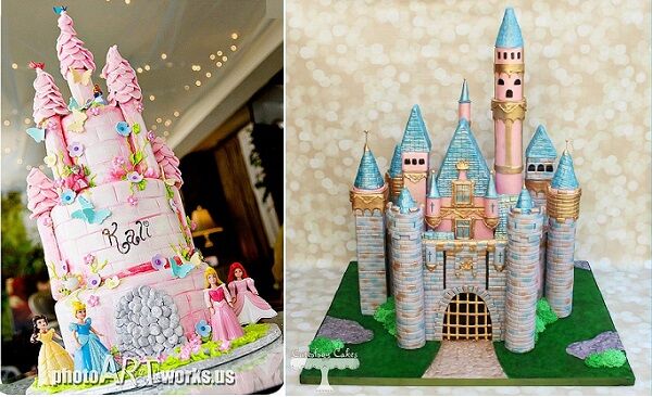 Princess castle cake | Princess birthday cake, Castle birthday cakes, Disney  princess birthday cakes