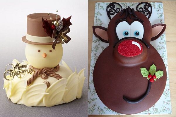 Simple Christmas Cake Ideas - Style Sweet