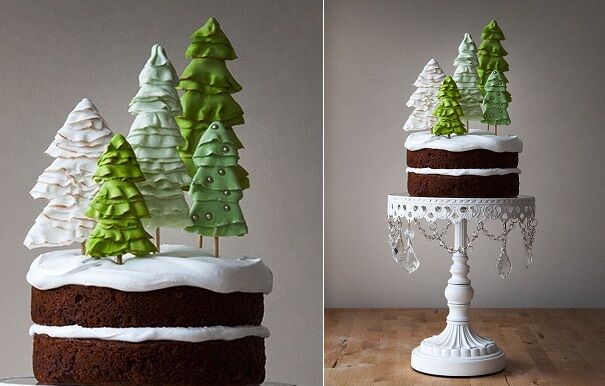 Rustic Christmas Cakes & Winter Berry Cakes - Cake Geek Magazine