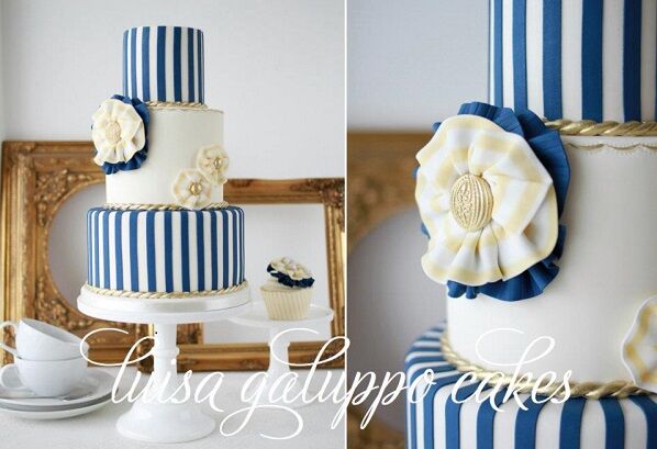 Custom Nautical Wedding Cake Topper Mr and Mrs Anchor with Your Last N