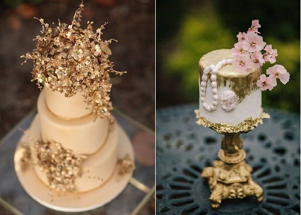 Glamour Gold Cake Topper • Crafted Lovely