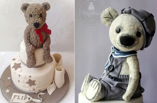 Teddy bear theme cake- two tier boys birthday cake - Cake Square Chennai |  Cake Shop in Chennai
