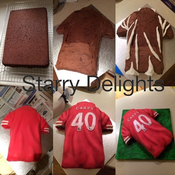 Baseball Shirt Cake 