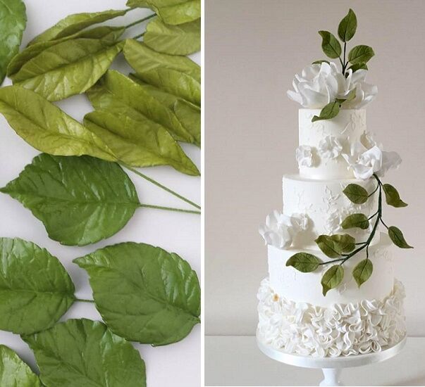 Wedding cake decorations peony greenery berry birthday edible flower topper