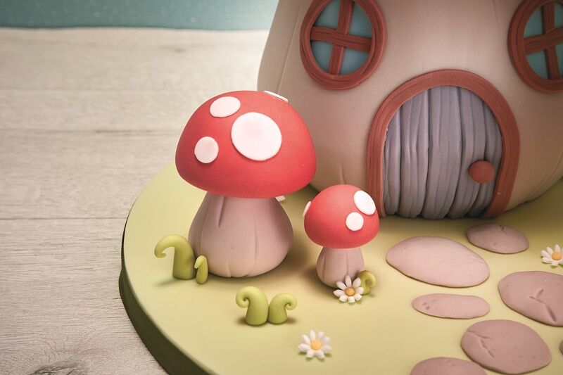 Fairy Toadstool Cake & Fairy Cake Topper Tutorial - Cake Geek Magazine